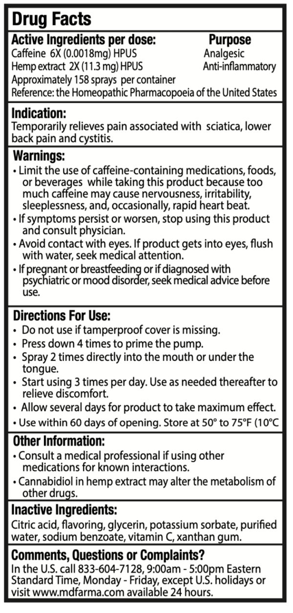 HEADACHE FORMULA with CAFFEINE & DUO-VENN ORAL SPRAY - Image 2